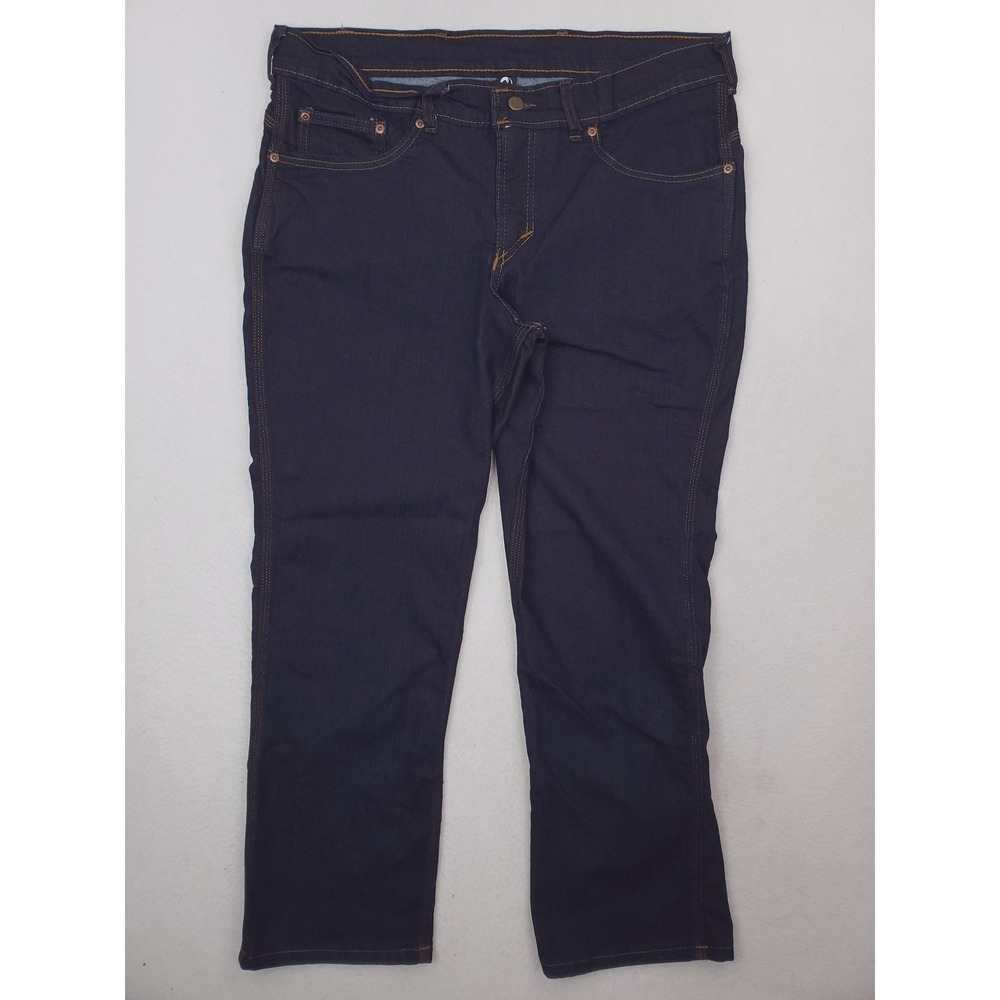 Origin Jeans Mens 36x30 Dark Blue Legit Fit Regular Straight Denim Pants USA